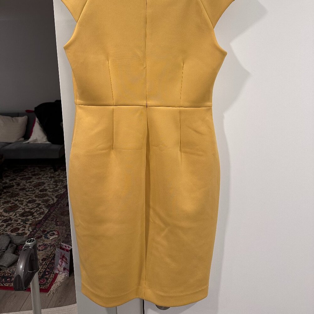 Calvin Klein Cap-Sleeve Scuba Sheath Dress - Picture 2 of 4